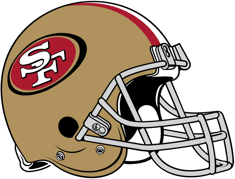 San Francisco 49ers 2009-Pres Helmet Logo iron on transfers for clothing